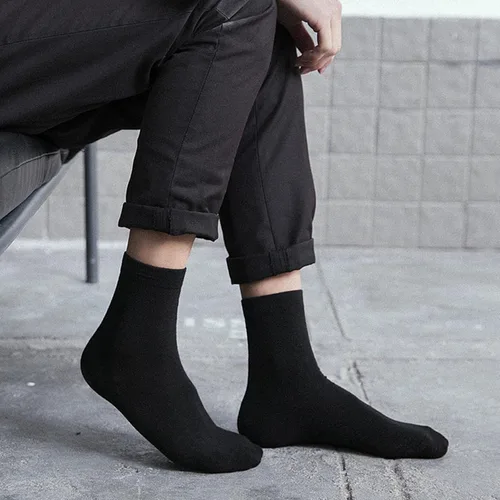 Vista 4 de Tergy 50 pares de calcetines tobilleros de un cuarto de tobillo, calcetines deportivos para hombres y mujeres, calcetines acolchados transpirables