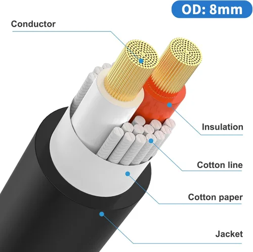 Vista 6 de Poyiccot Cable Speakon hembra a XLR, adaptador Speakon hembra a XLR macho de 6 pies con bloqueo giratorio compatible con micrófono de escenario DJ