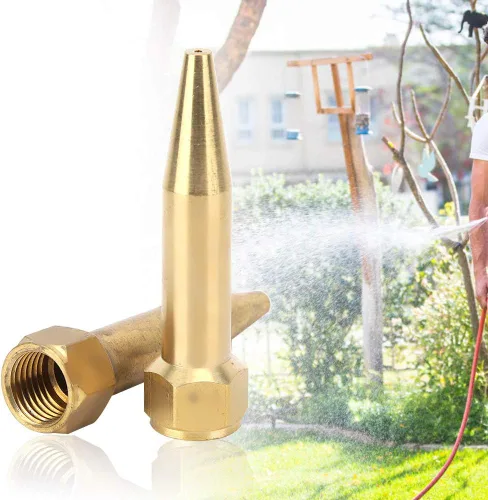 Vista 4 de Boquilla de nebulización G3/8 pulgadas, cabezal rociador de larga distancia, boquilla atomizadora, rociadores para jardinería riego suministros