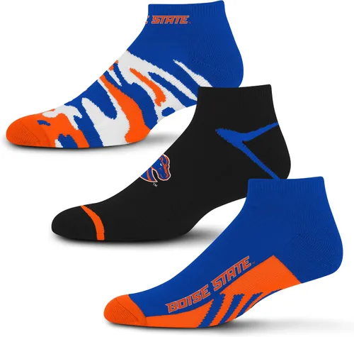 Vista 30 de For Bare Feet Paquete de 3 calcetines tobilleros unisex para adultos de la NCAA Camo Boom