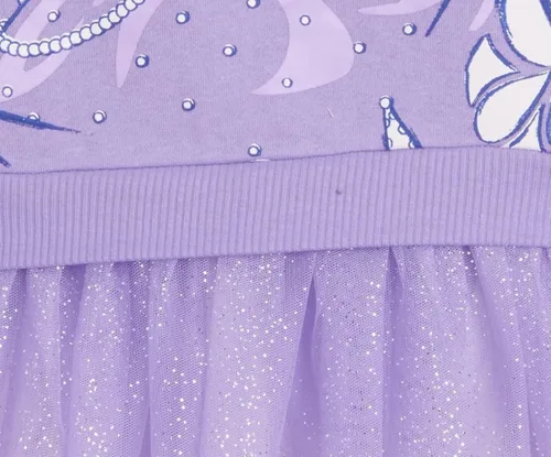 Vista 4 de Disney Sofia The First - Sudadera de forro polar para niñas pequeñas, Rosa, Púrpura
