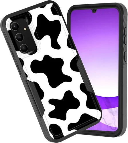 Vista 99 de Funda para Galaxy A15 5G, doble capa híbrida resistente a prueba de golpes, policarbonato duro, silicona suave, TPU, funda protectora para Samsung