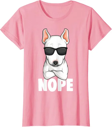 Vista 11 de Camiseta de perro Bull Terrier para niños y mujeres, Negro