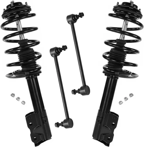 Vista 81 de Detroit Axle - Kit de 4 piezas RWD Puntales Delanteros Barras Estabilizadoras para Ford F-150 2021 2022 2023 2024, 2 Puntales con Resorte Helicoidal