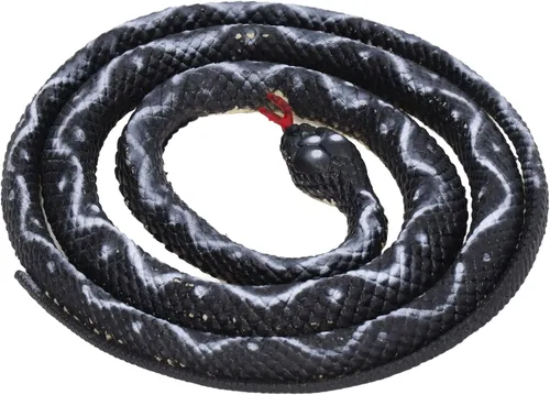 Vista 9 de plplaaoo Juguete de serpiente falsa, serpiente realista, figura de serpiente de coliflor de boa simulada, figura de serpiente de plástico