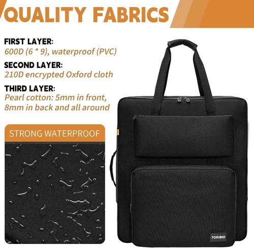 Vista 4 de Bolsa de viaje para panel solar, bolsa de almacenamiento portátil para panel solar compatible con Jackery SolarSaga 100 W, 200 W, 100 X, funda