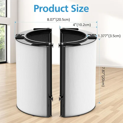 Vista 9 de Paquete de 2 Combi 360 ° Glass HEPA+filtro de carbono para Dyson