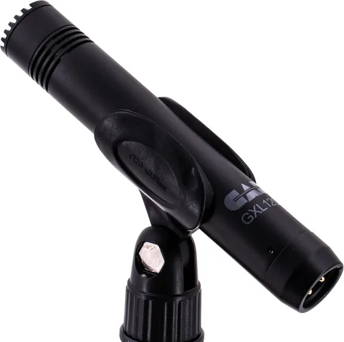 Vista 3 de CAD Audio Micrófono condensador cardioide GXL1200, acabado champán 30 Hz-20 Khz, Xlr, 24/48v Phantom, clip y bolsa protectora incluidos