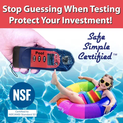 Vista 8 de [Usado] ITS 486201 Pool Exact EZ Photometer - Kit de prueba de agua de piscina digital de entrada - 6 pruebas cada uno