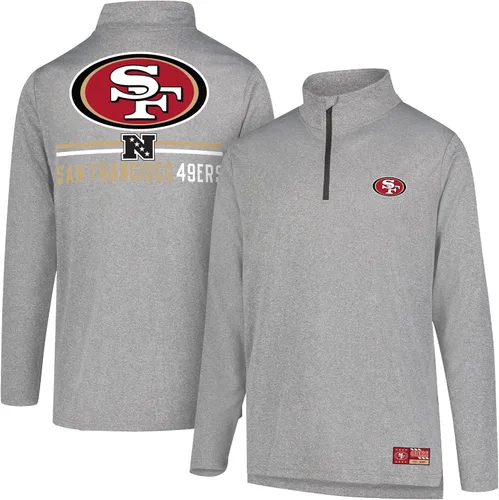 Vista 88 de Ultra Game Men's NFL Official Super Soft Quarter Zip Long Sleeve T-Shirt
