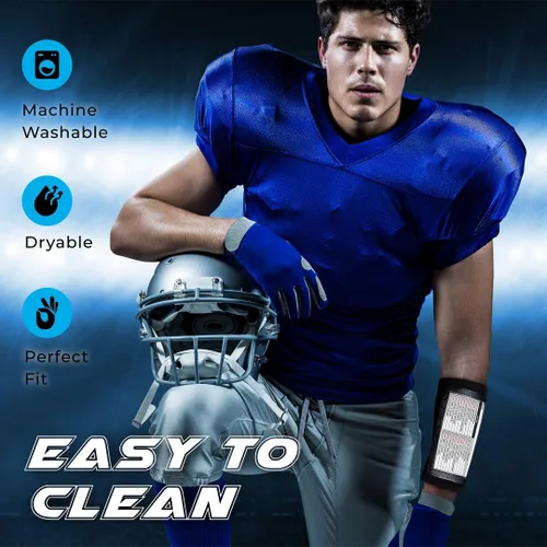 Vista 4 de QB Playbook Pulsera - Pulseras de juego de mariscal de campo de fútbol americano para adultos y jóvenes - Entrenador de muñeca para todos