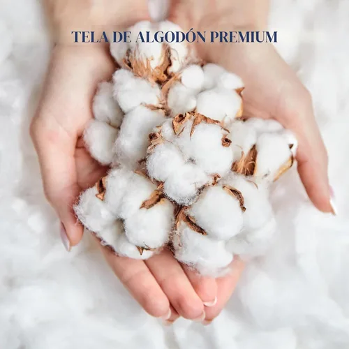 Vista 4 de Almohadilla de colchón impermeable doble de algodón transpirable para niños, suave y silenciosa