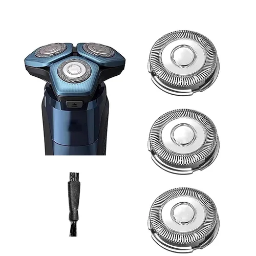 Vista 5 de SH50/52 Cabezales de repuesto compatibles con afeitadoras Philips Series 5000, cabezal de afeitado SH50 S5000, repuesto de cabezal de afeitado