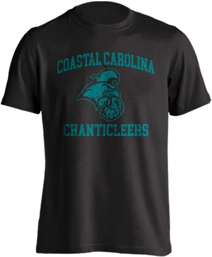 Vista 123 de Sport Your Gear NCAA Camiseta de manga corta retro con licencia oficial de aspecto desgastado para el día del juego, camiseta de espíritu deportivo