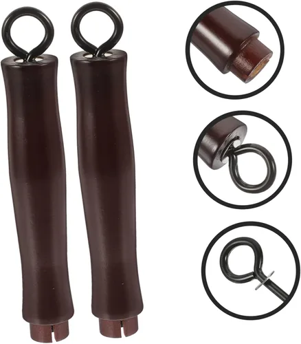 Vista 7 de 2 piezas de mango de wok mango de sartén accesorios de wok mango extraíble mango de sartén mango de agarre para olla caliente, mango de sartén mango