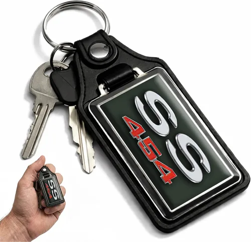 Vista 17 de Brotherhood Llavero de coche para Chevelle - Llavero de modelos clásicos para hombres y mujeres, llavero de regalo