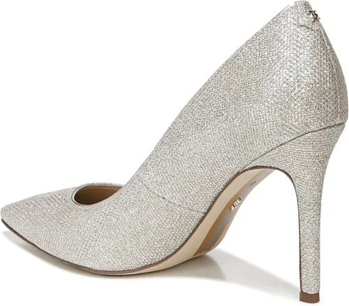 Vista 9 de Sam Edelman Bombas de avellana para mujer, Malla de yute, glamoroso, 6.5 Wide