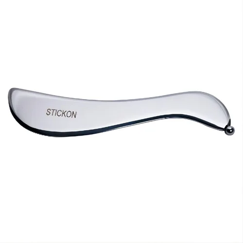Vista 9 de STICKON Juego de herramientas de masaje de raspado Gua Sha de acero inoxidable, herramientas IASTM, gran herramienta de movilización de tejidos