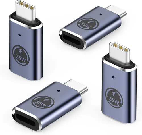 Vista 12 de MoKo Adaptador Lightning hembra a USB C macho, paquete de 4, adaptador Lightning USB C para iPhone 17 Air 16 15 Pro Max, Galaxy S24, adaptador