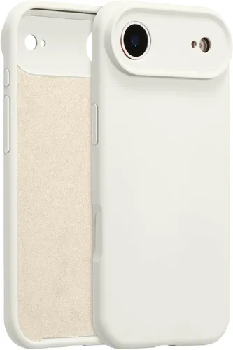 Vista 102 de Funda de silicona para iPhone Air, con [protección completa de la cámara] [forro de microfibra suave antiarañazos], funda de silicona líquida ultra