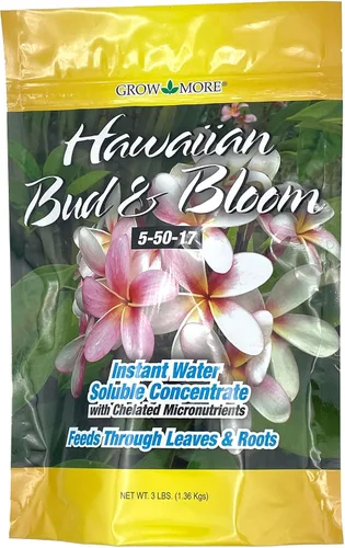 Vista 7 de Grow More Fertilizante Hawaiian Bud and Bloom 5-50-17 Libre de Urea - 1.5 libras de Fertilizante Potenciador de Floración Soluble en Agua