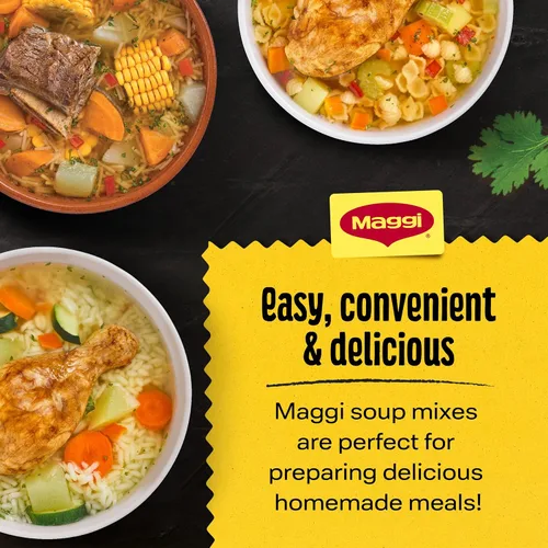 Vista 4 de Maggi Mezcla de sopa de pasta con sabor a pollo, 2.11 onzas, 24
