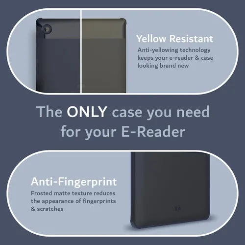 Vista 5 de TUDIA SKN - Funda diseñada para Kobo Libra 2 de 7 pulgadas, no compatible con la versión color 2024, a prueba de golpes, delgada