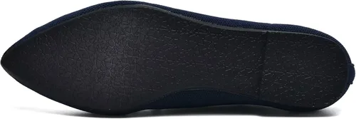 Vista 6 de Wryweir Zapatos de vestir de punto para mujer, zapatos de vestir para mujer, zapatos de ballet para mujer, zapatos clásicos suaves de cuña baja