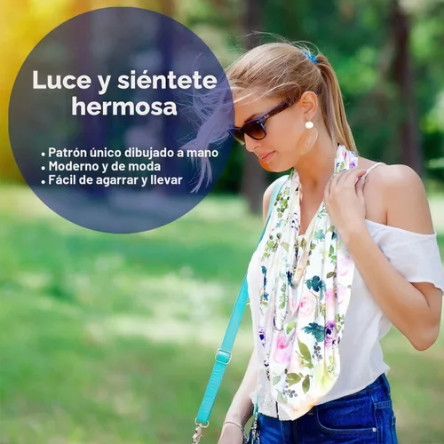 Vista 5 de Pobibaby Funda de lactancia ultrasuave, fundas de asiento de coche para bebé (atractivo)