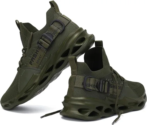 Vista 5 de Nihaoya - Tenis modernos para hombre, para correr o caminar