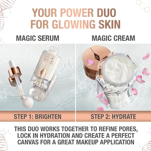 Vista 8 de Charlotte Tilbury Magic Serum Crystal Elixir - Skincare Set Essential - Firming Peptide Serum for Face & Neck - Perfect for Gifting & Makeup Pairings