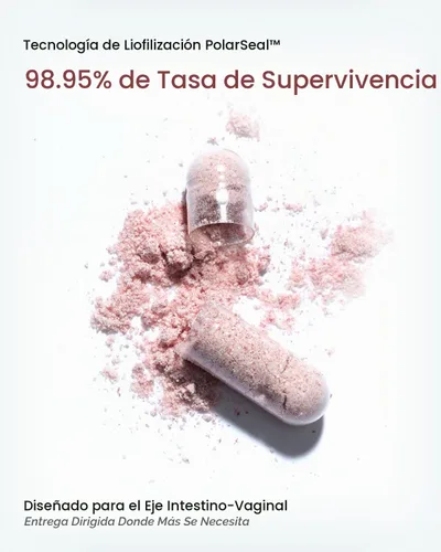 Vista 5 de Probióticos para la salud vaginal para mujeres, equilibrio de pH, levadura, suplemento de control de olores, 20 mil millones de UFC, 6 cepas
