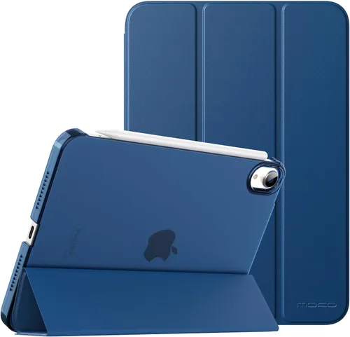 Vista 31 de MoKo Funda para iPad mini 7 (A17 Pro) Generación 2024, Funda para iPad mini 6 2021, Funda Protectora Delgada y Ligera de 8.3 Pulgadas con Carcasa