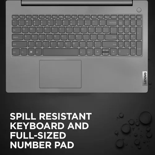 Vista 6 de Lenovo Laptop V15 Gen 4 para empresas (15.6" FHD antirreflejo, AMD Ryzen 7 7730U (Supera i7-1355U), 16GB RAM, 512GB SSD), teclado numérico, cámara