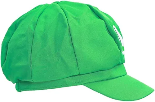 Vista 3 de EIKOU Gorra unisex de Super Mari Bros para cosplay de Mari Luigi