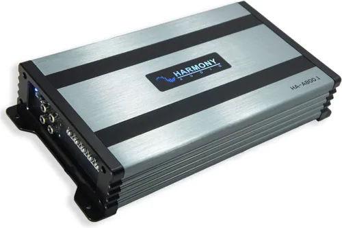 Vista 2 de Harmony Audio Universal Car Stereo Slotted S Port Single 10" Alpine Bundle Type R R-W10D4 Sub Box Enclosure con amplificador HA-A800.1 y kit