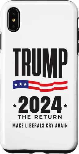 Vista 11 de iPhone 13 Pro Max Trump 2024 - The Return - Make Liberals Cry Again - Funda de elección