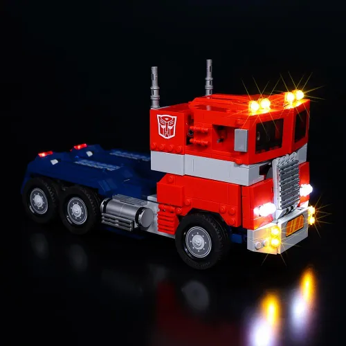 Vista 7 de Kyglaring Kit de iluminación LED (sin modelo) diseñado para Lego Optimu Prime Transformer 10302 Kit de construcción modelo - sin juego de Lego