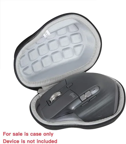Vista 2 de Estuche de viaje rígido Hermitshell para ratón inalámbrico Logitech MX Master 4 / MX Master 3 / MX Master 3S Advanced - Versión de actualización 2.0