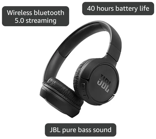 Vista 11 de JBL Tune 510BT: Auriculares inalámbricos con sonido Purebass - Negro