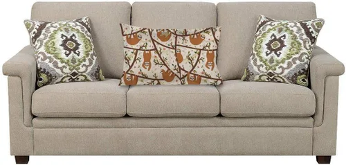 Vista 2 de Swono Funda de almohada con diseño de perezosos divertidos para colgar en el árbol, incluye madre con bebé, funda de almohada rectangular decorativa