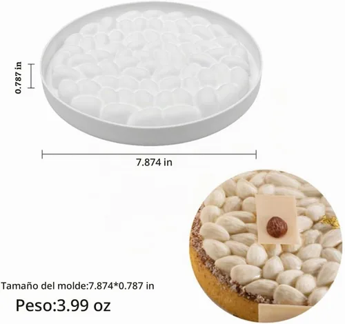 Vista 7 de Moldes de silicona mostsom Moldes de almendra y chocolate Moldes de caramelo para hornear dulces, jabones artesanales y velas para pasteles