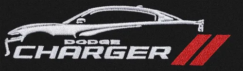 Vista 2 de JH DESIGN GROUP Chaqueta cortavientos de nailon ligera Dodge Charger para hombre