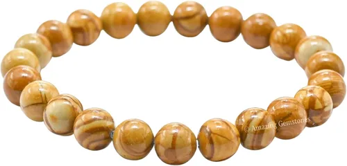 Vista 578 de Amazing Gemstone Crystal Bracelet for Women Men's Gifts - Protection Healing Crystal Bracelet - 8mm Gemstone Beaded Stretchable Bracelet Pulseras