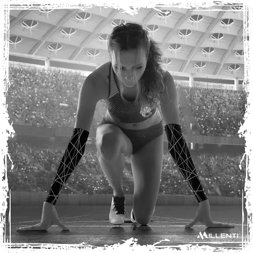 Vista 53 de Millenti Manga de compresión de brazo de enfriamiento – Mangas de recuperación deportiva de protección solar, se enfría cuando está mojado, unisex