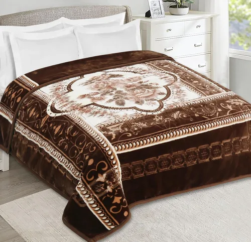 Vista 8 de Nest - Manta acogedora y cómoda de visón coreano para invierno (01 - melocotón, Queen (79 x 94 pulgadas)