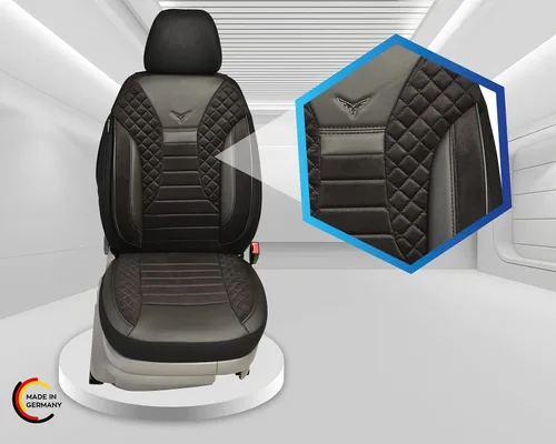 Vista 9 de Fundas de asiento para asientos de automóvil compatibles con Volvo XC40 de 2017, protector de asiento para conductor y pasajero, PS803