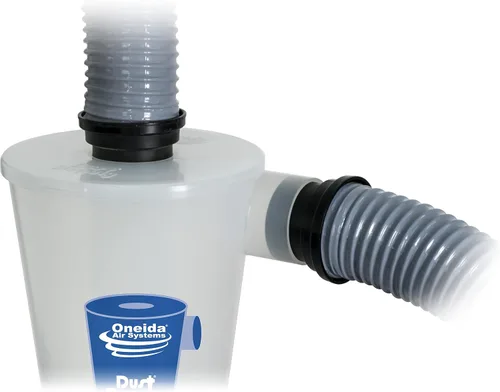 Vista 6 de Oneida Air Systems Dust Deputy 2.5 DIY Cyclone Separator XL: Colector de CFM más alto para aspiradoras de taller húmedas/secas (DD 2.5 DIY)