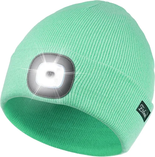 Vista 41 de Etsfmoa Gorro unisex con la luz, regalos para hombres, papá, padre, gorras recargables por USB