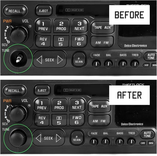 Vista 7 de BASIKER Ajuste para Radio Control de Volumen Perillas Estéreo Seleccionar Vehículos GM Reemplazo GM 16199583